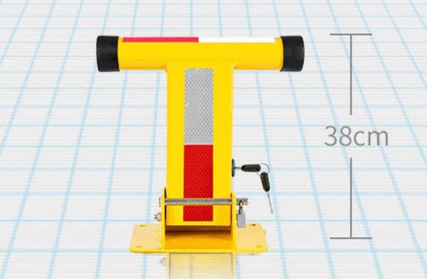 Heavy-Duty T-Shape Manual Parking Space Barrier Lock – 2-Ton Load-Bearing Durable Steel Parking Lock for Secure Vehicle Spaces