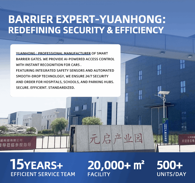 Unattended LPR Parking Terminal with 4-Line LED Display & Voice Guidance System - Smart Automated Vehicle Access Control Gate
