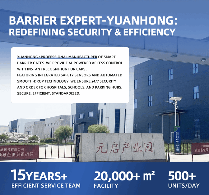 Heavy Traffic Articulated Tollway Boom Barrier with Automated Vehicle Logging