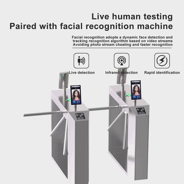 Office Building Tripod Turnstile for Gated Community Security Management