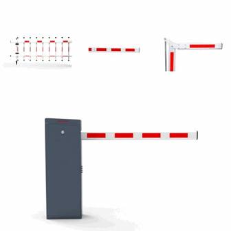 Articulated DC Parking Boom Gate for Low-Clearance Outdoor & Indoor Lots