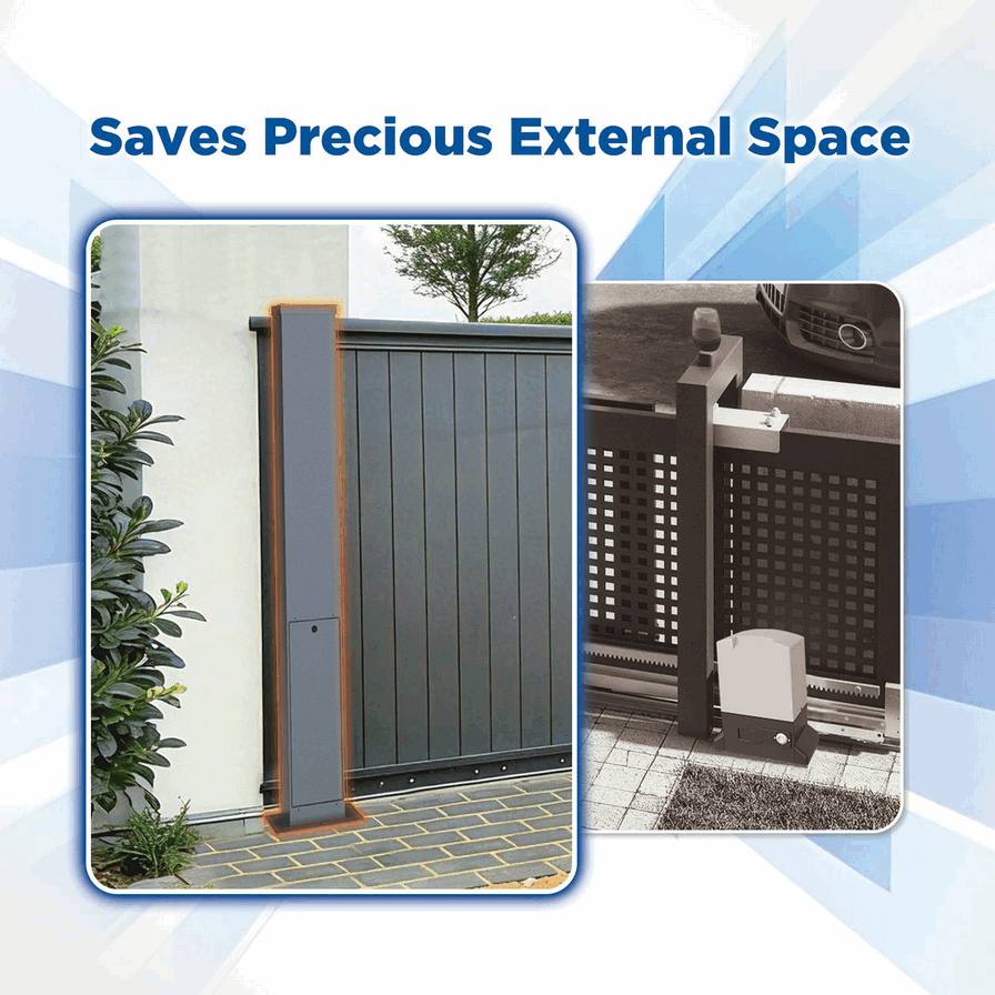 Energy-Efficient In-Post Automatic Sliding Gate Motor Kit – Low-Wattage Electric Gate Opener System for Sustainable Residential and Industrial Perimeter Access Control